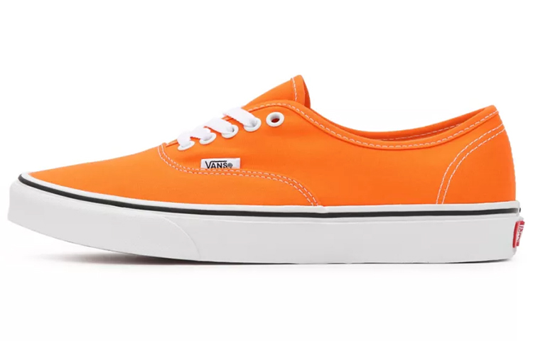 Vans Authentic Casual Fashion Skate Shoes Unisex Orange