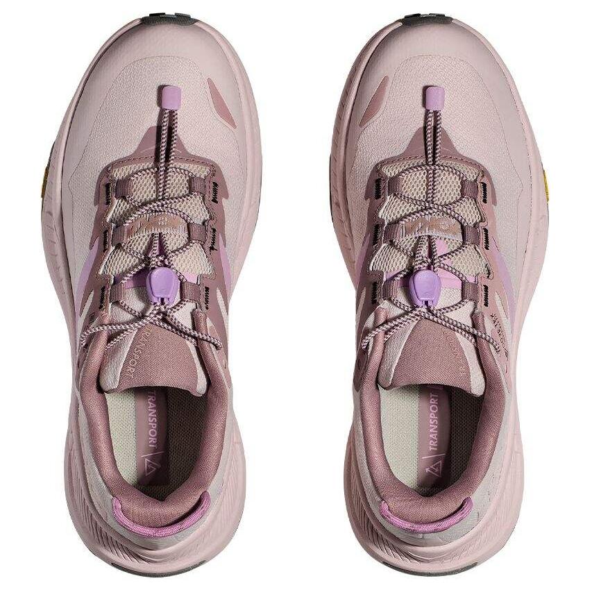 HOKA ONE ONE Transport Collection Anti Slip Wear Resistant Low Top Running Shoes Women's Pearl Pink