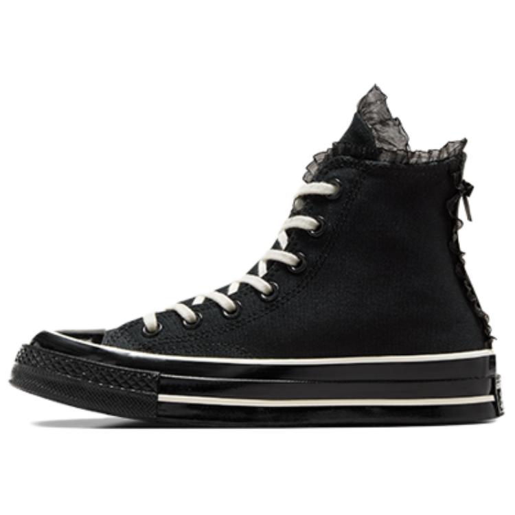 Converse Chuck 70 Anti-Slip Wear-Resistant High-Top Canvas Shoes Women's Black