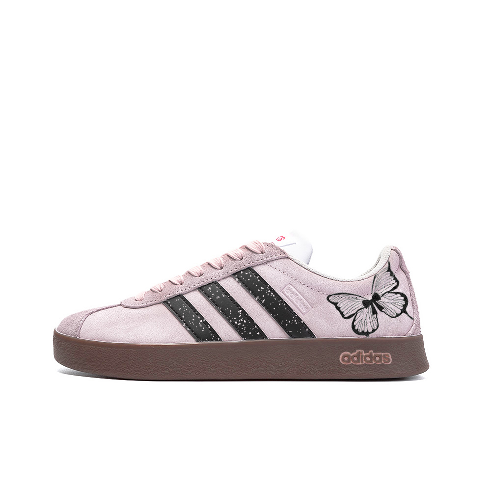 Adidas Neo Anti Slip Wear Resistant Low Top Skateboard Shoes Unisex Pink Black купить в интернет-магазине Yoocart с быстрой доставкой по России.
