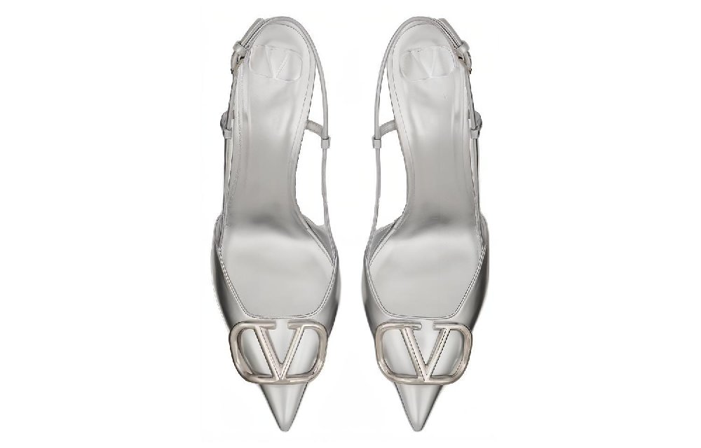 Valentino Garavani VLogo Signature 80mm Slingback Pumps
