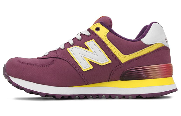 New Balance NB 574 Running Shoes Women's Low-Top Purple/Yellow