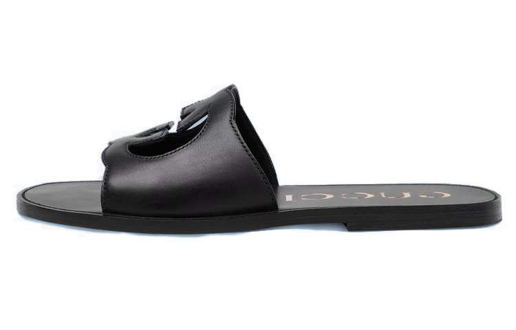 GUCCI Slide Slippers Men's Black