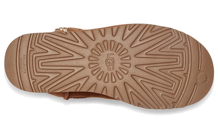 UGG Bailey Zip Mini Retro Fleece Lined Brown Women's купить в интернет-магазине Yoocart с быстрой доставкой по России.