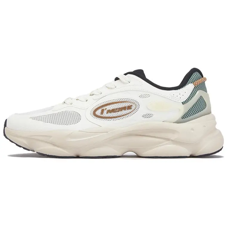 361° Anti Slip Wear Resistant Low Top Casual Shoes Men's White Green