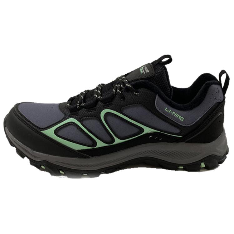 LiNing Lightweight Wear-Resistant And Slip-Resistant Low-Top Casual Shoes Men's Black Gray Color
