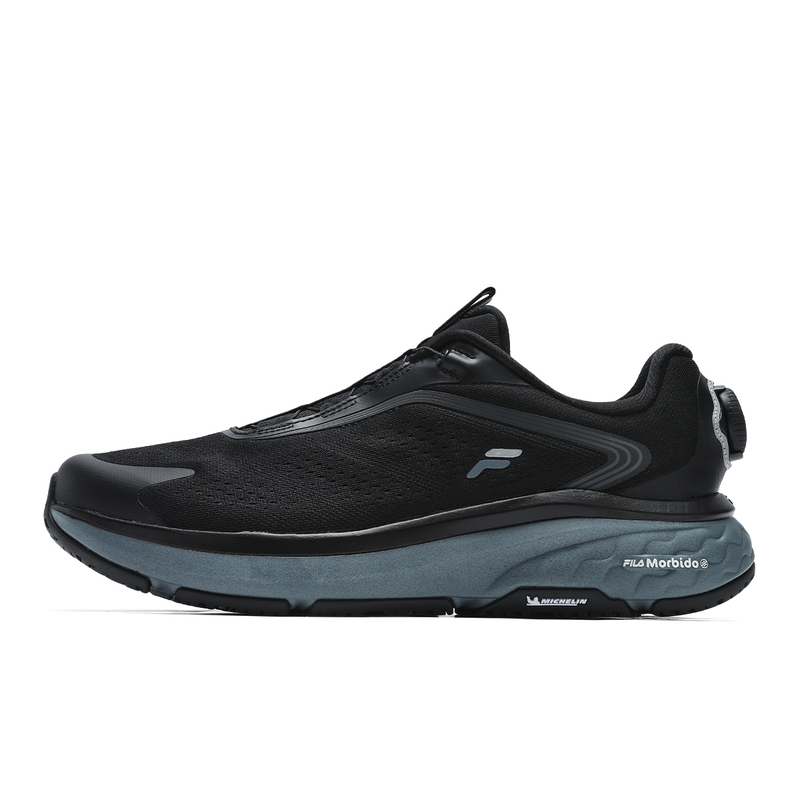 FILA BOA NUVOLE 2 Low Top Sprint Running Shoes Men's Black