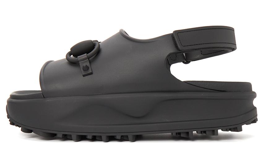 GUCCI Horsebit Flatform Sandal 'Black'