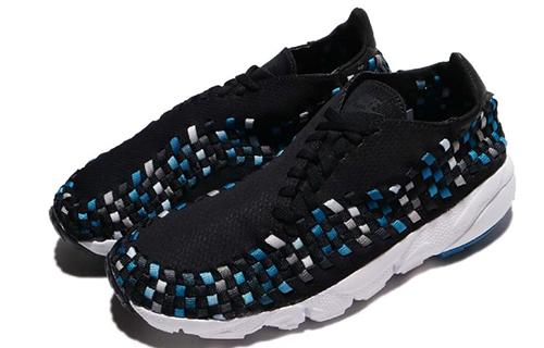 Nike Air Footscape Woven Nm Black/Blue Jay White купить в интернет-магазине Yoocart с быстрой доставкой по России.