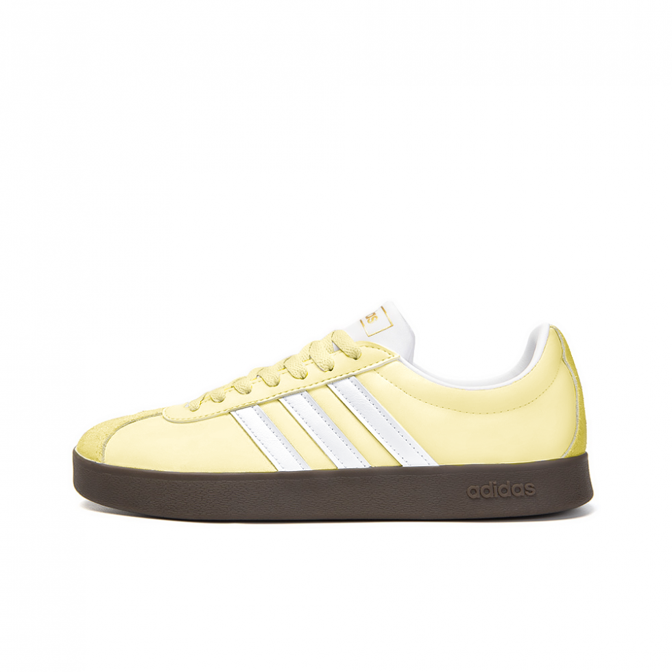 Adidas Neo VL Court 2.0 Aiya Year Of The Rat Slip-Resistant Low-Top Skateboard Shoes Unisex Yellow