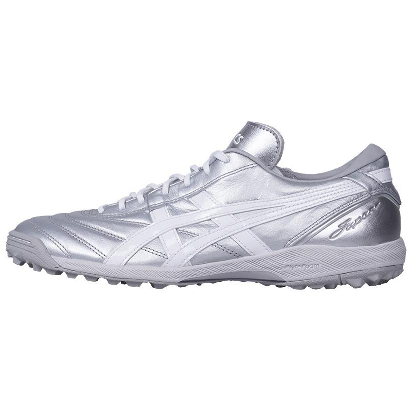 Asics C3 TF Turf Artificial Ground Soccer Shoes Unisex Silver