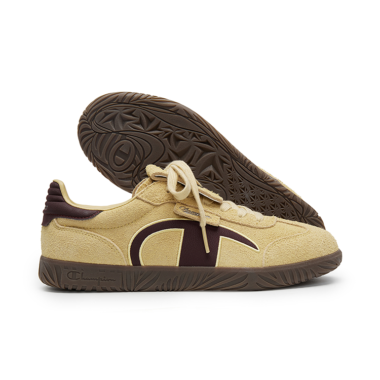 Champion T-Head German Army Trainers Champ T-Trainer Low-Top Skateboard Shoes Men's Resin Yellow/Burgundy купить в интернет-магазине Yoocart с быстрой доставкой по России.