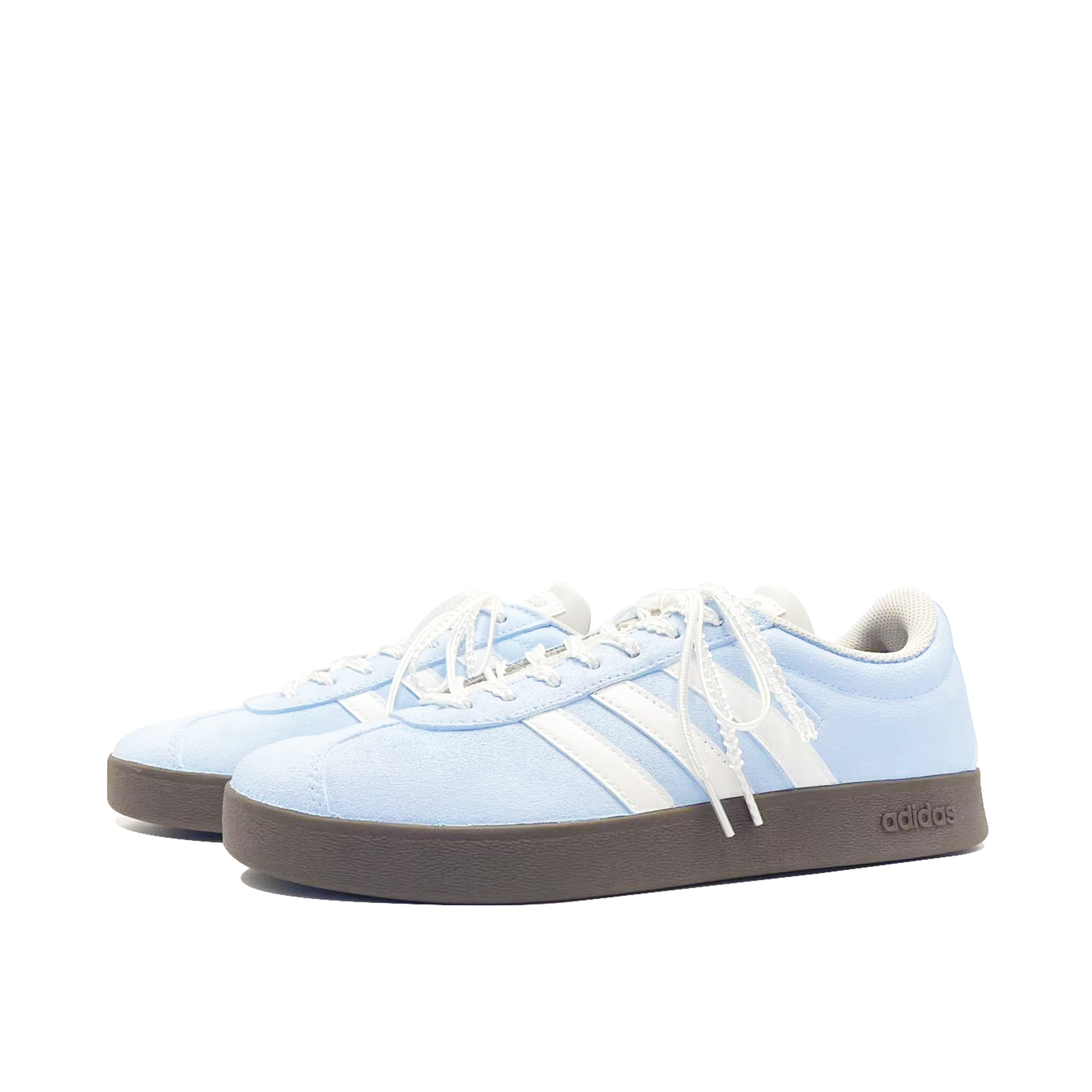 Adidas VL COURT 2.0 Blue Bead Coverage Quick Dry Low Top Skateboard Shoes Unisex Blue White купить в интернет-магазине Yoocart с быстрой доставкой по России.