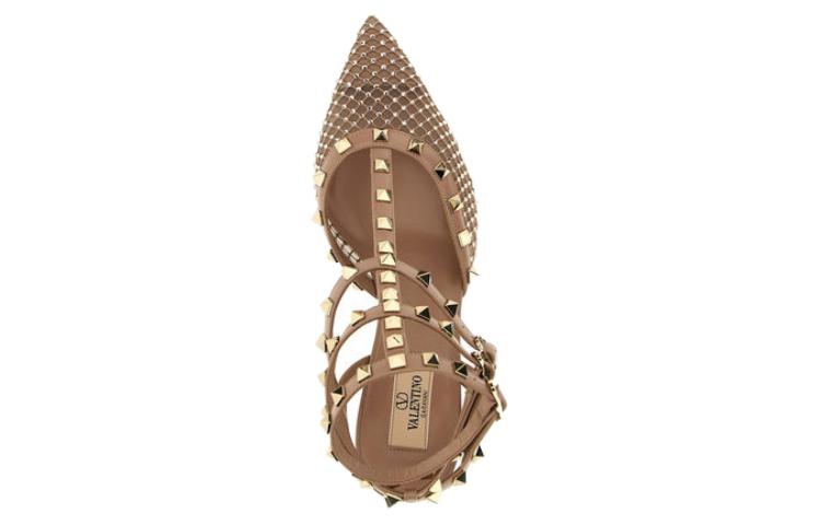 Valentino Garavani Rockstud Pointed Toe Caged Pumps