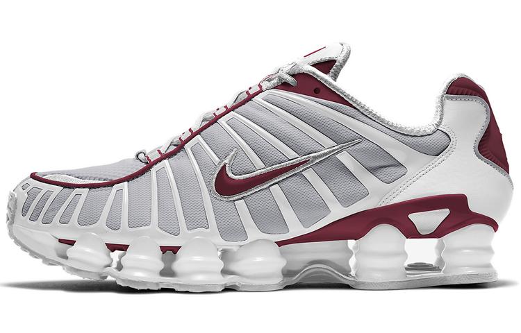 Nike Shox Tl Neutral Grey Team Red