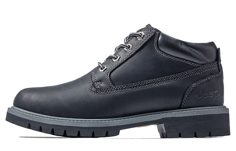 Jeep Ankle Boots Men Black