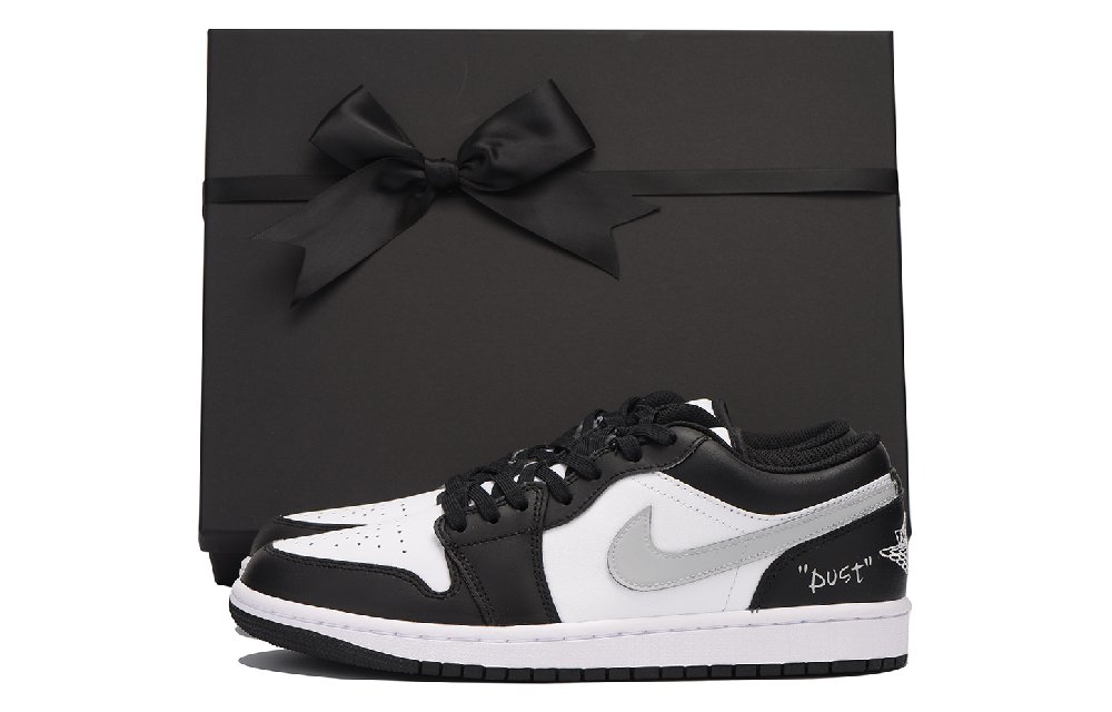 JORDAN Air JORDAN 1 Vintage Basketball Shoes Men Low-Top White