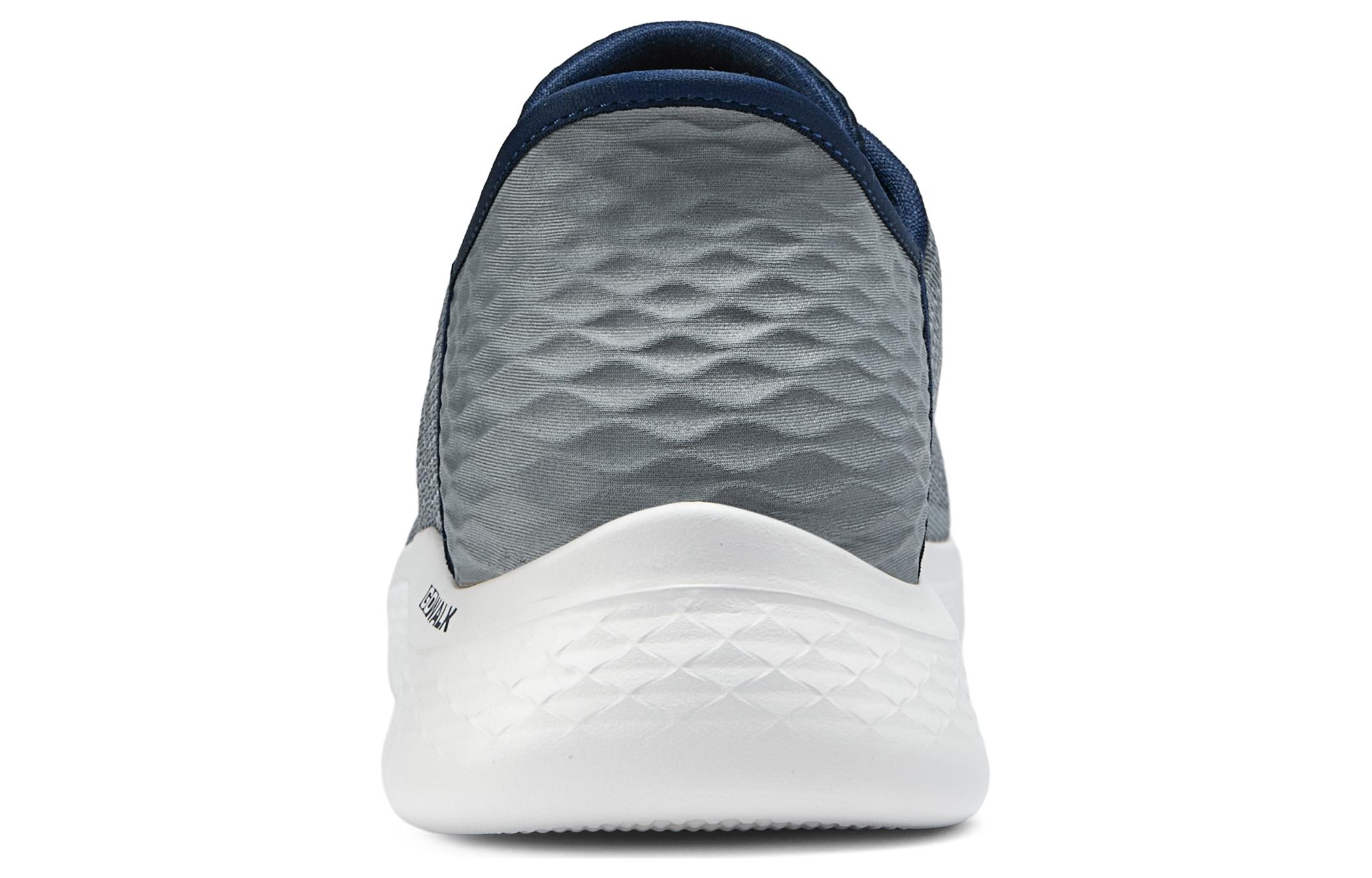 Skechers Go Walk Fle Hands Free Slip-Ins Low-Top Casual Shoes Men's Gray Blue купить в интернет-магазине Yoocart с быстрой доставкой по России.