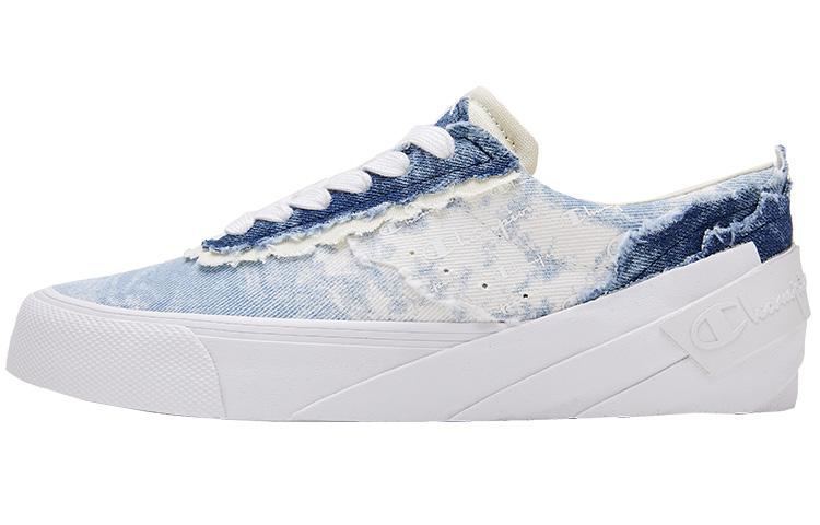Champion Essentials Collection Street Roller Anti-Slip Wear-Resistant Low-Top Skateboard Shoes Women's Blue