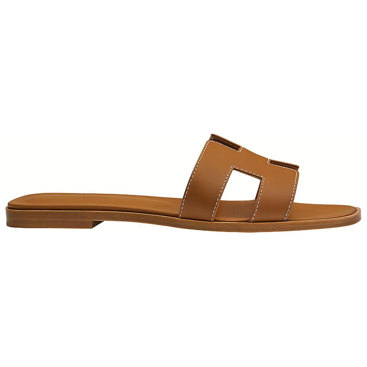 HERMES Oran Sandals Brown Women's купить в интернет-магазине Yoocart с быстрой доставкой по России.