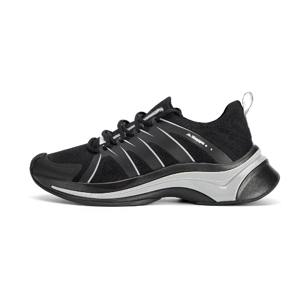 Kappa Rebound Slip-Resistant Lightweight Running Shoes Unisex Black