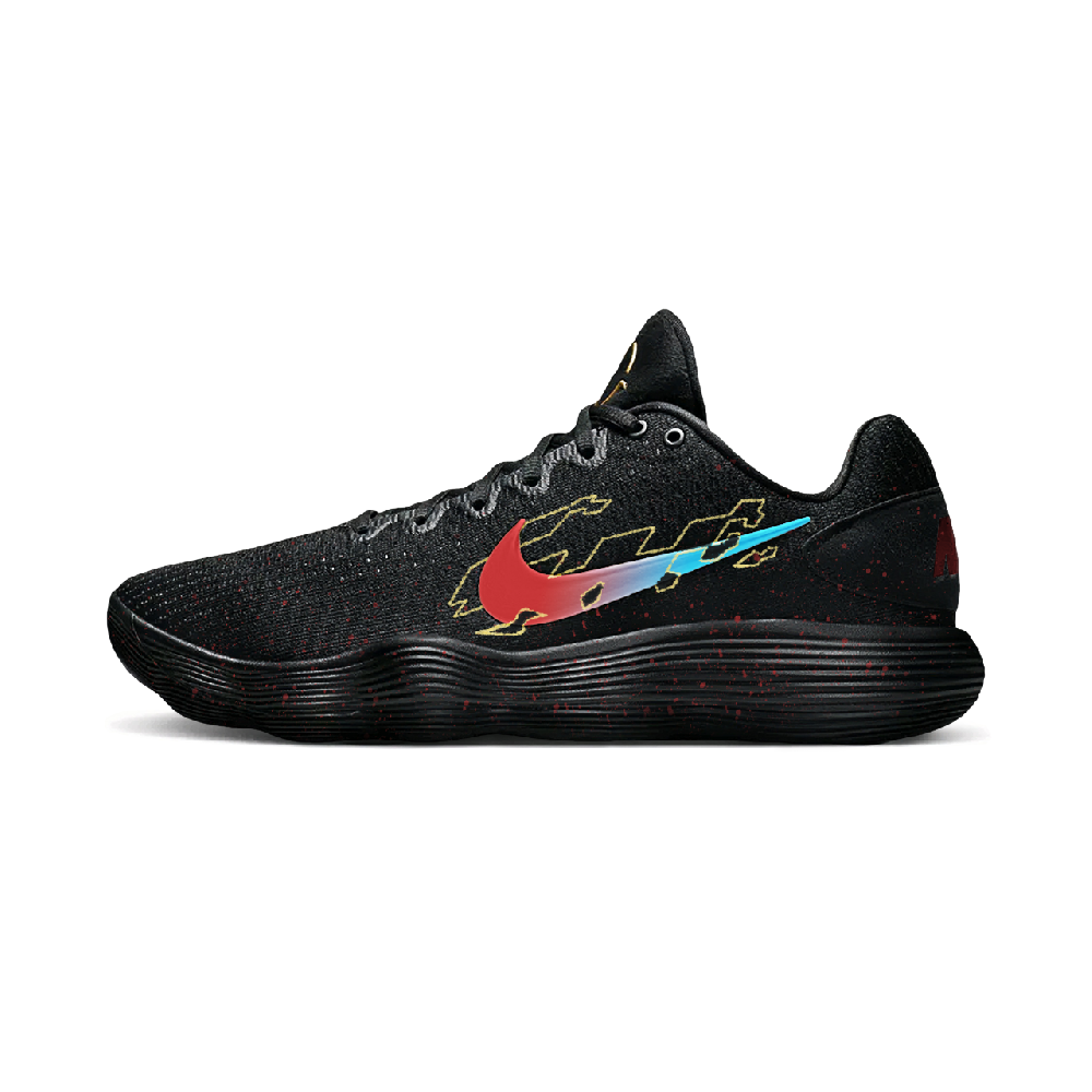 Nike Hyperdunk 2017 Radiant Radiance, Cool Innovation Space Abrasion Resistant Low Top Basketball Shoes Men's Black