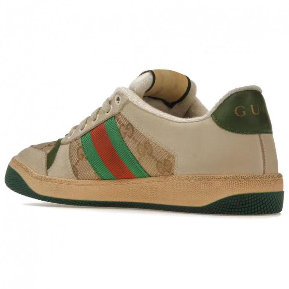 GUCCI Screener Distressed Green Orange Women's купить в интернет-магазине Yoocart с быстрой доставкой по России.