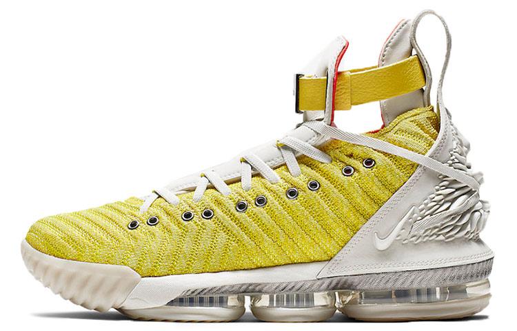 Nike LeBron 16 Hfr Harlem Stage 16 'Bright Citron Light Bone Habanero Red'