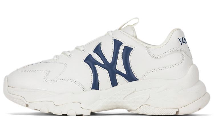 MLB Big Ball Chunky 3D New York Yankees Low Top Chunky Sneakers Unisex White