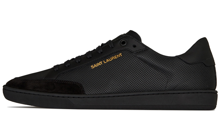 SAINT LAURENT Court Classic SL/10 Perforated Black
