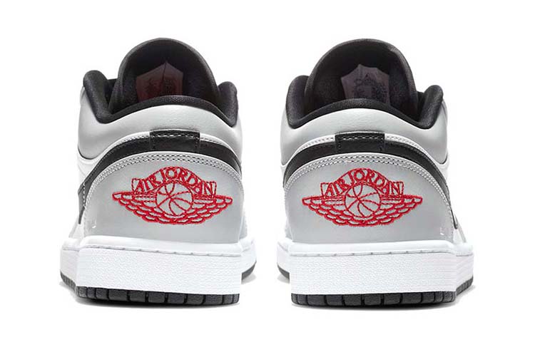 Jordan Air Jordan 1 Anti Slip Wear Resistant Low Top Vintage Basketball Shoes Men's Smoke Gray