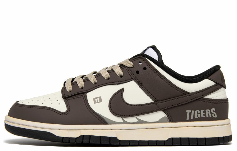Nike Dunk Wild Competition Anti Slip Wear Resistant Low Top Skateboard Shoes Unisex Dark Brown