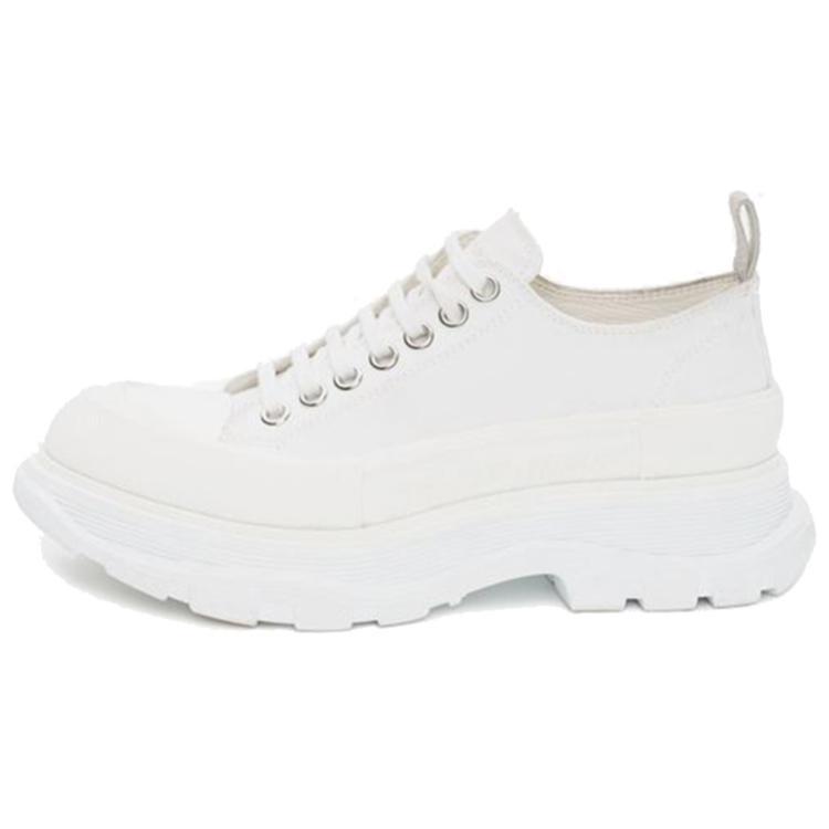 Alexander McQueen Tread Slick Low Lace Up 'White' Women's