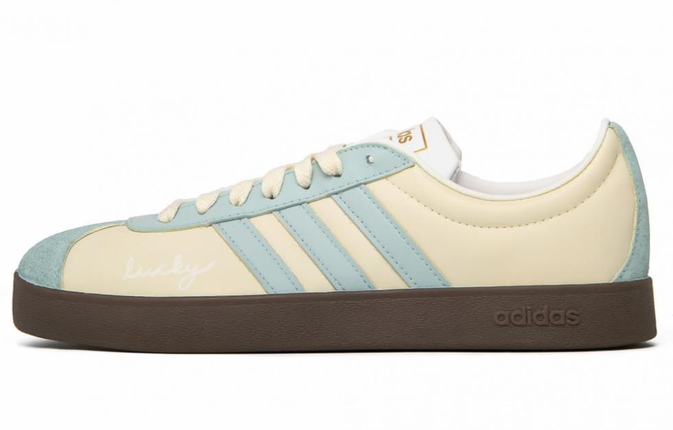 Adidas Neo Slip-Resistant Impact Resistance Quick Dry Low-Top Skateboard Shoes Unisex Yellow Blue