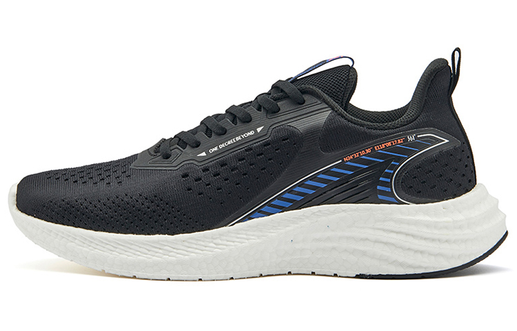 361° Popping Foam Low-Top Running Shoes Men's Black Blue