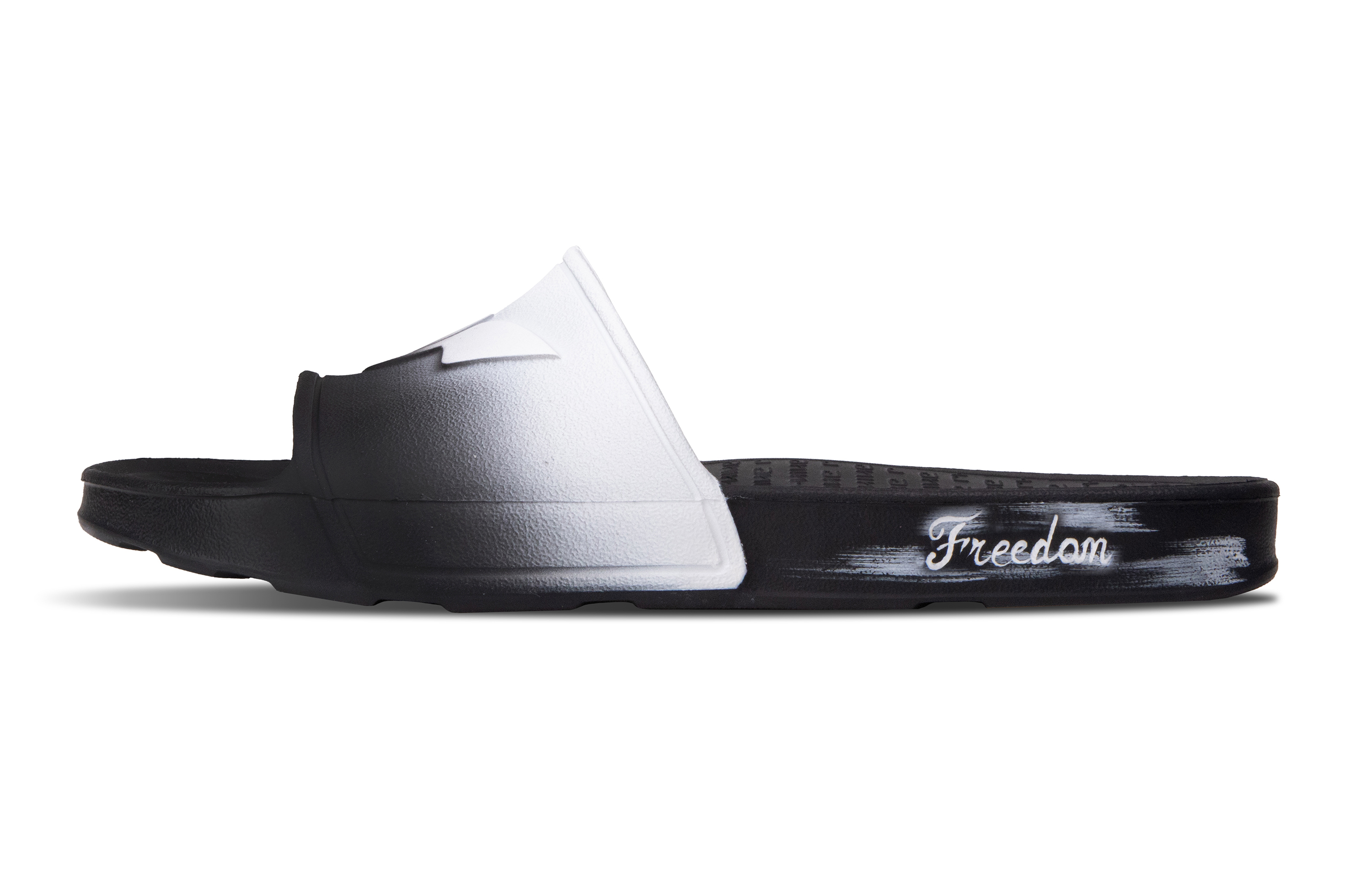 LiNing Quiet Slip Resistant Slide Slippers Men's Black White