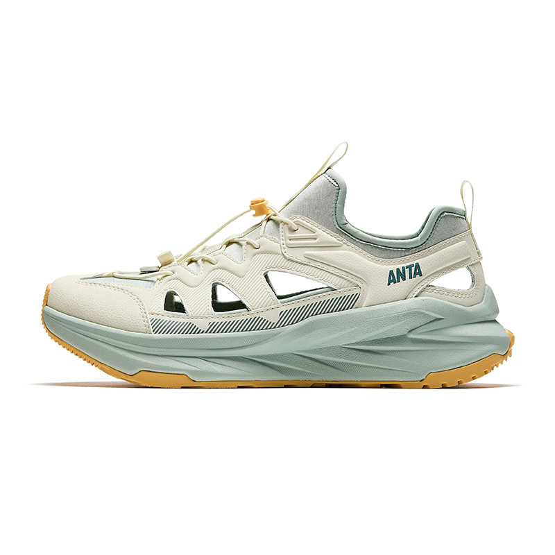 Anta Forest Exploration Abrasion Resistant Cushioning River Trekking Shoes Men's White Green
