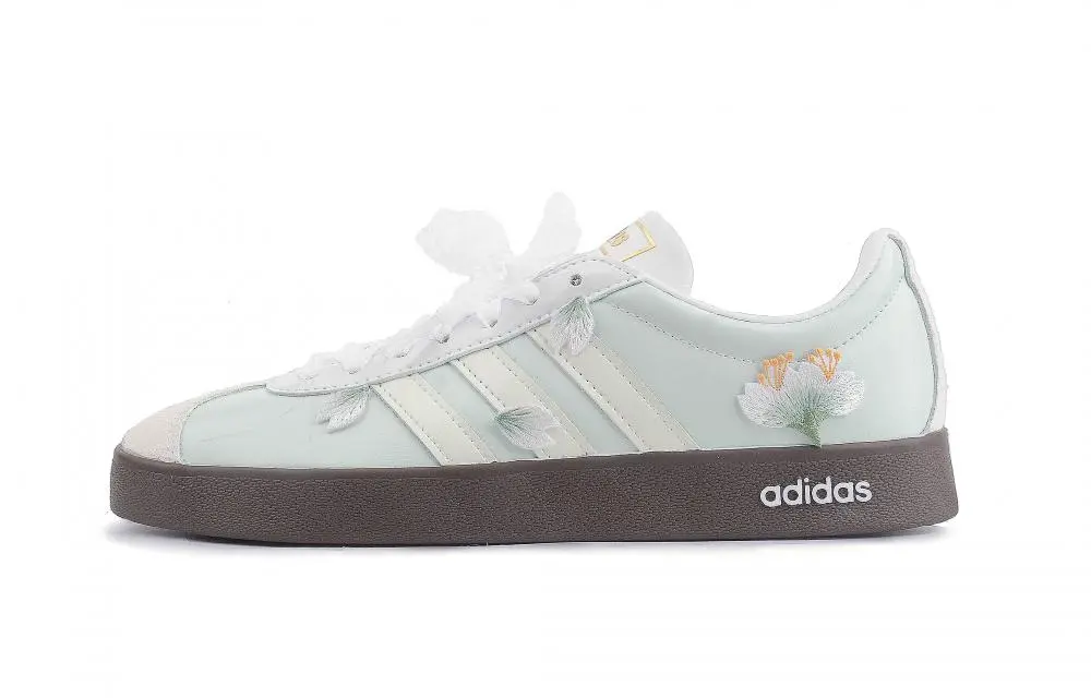 Adidas Neo VL Court 2.0 Little Pear Blossom Slip Resistant Low top Skateboard Shoes Unisex