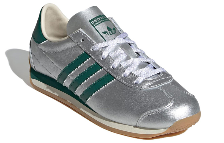 Adidas Originals Country Og Silver Metallic Collegiate Green Women's