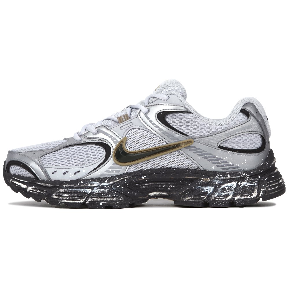 Nike V5 RNR Cushioning, Wear Resistant Low top Running Shoes Unisex Silver Gray