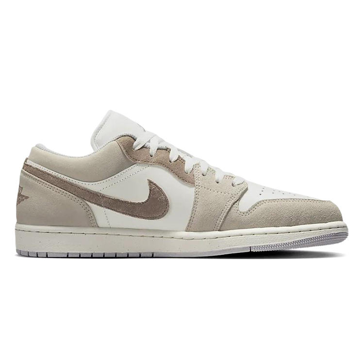 Jordan Air Jordan 1 Vintage Basketball Shoes Unisex Low Top White/Brown