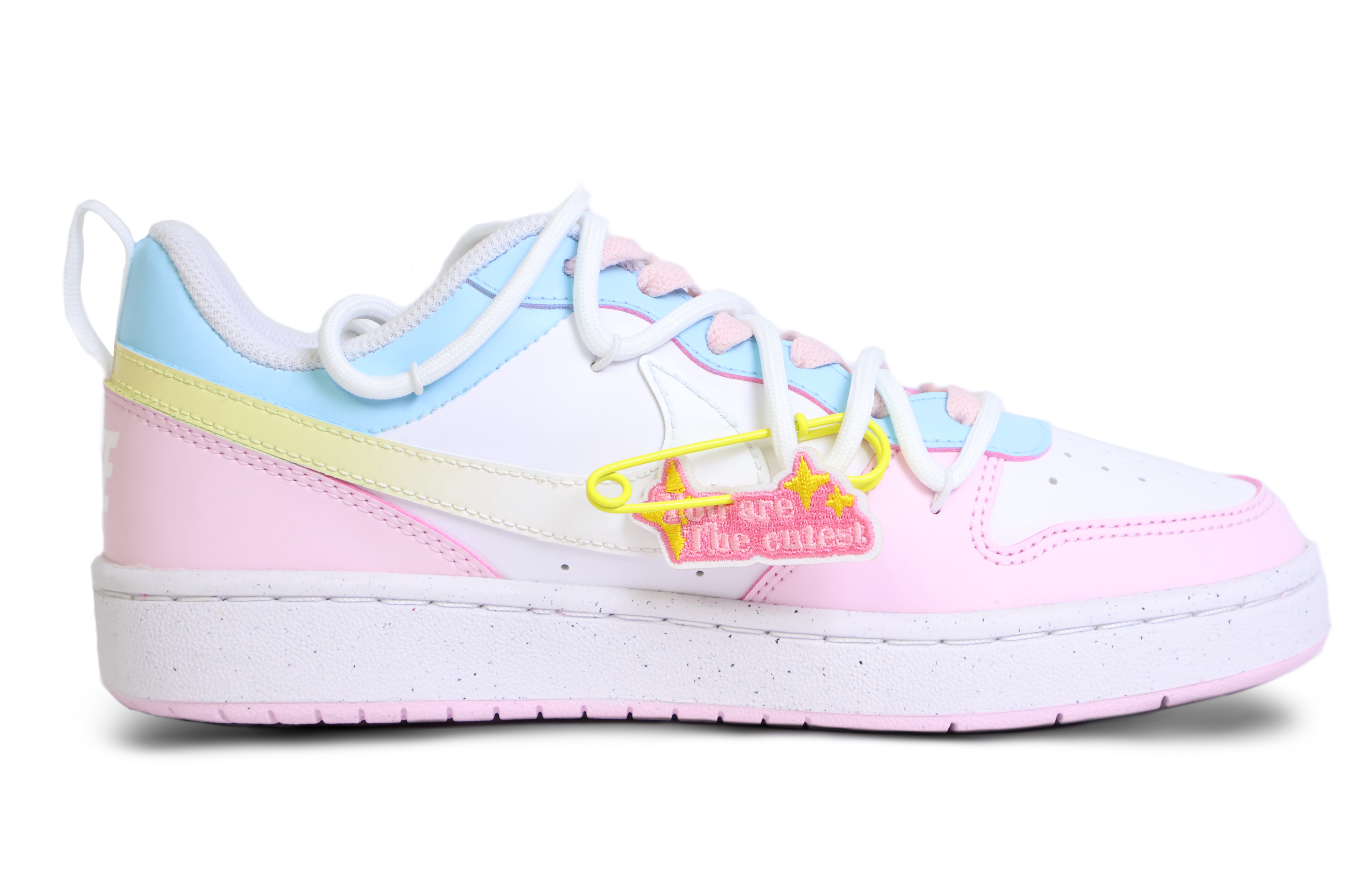 Nike Court Borough 2 Low-Top Skateboard Shoes GS Pink Blue купить в интернет-магазине Yoocart с быстрой доставкой по России.