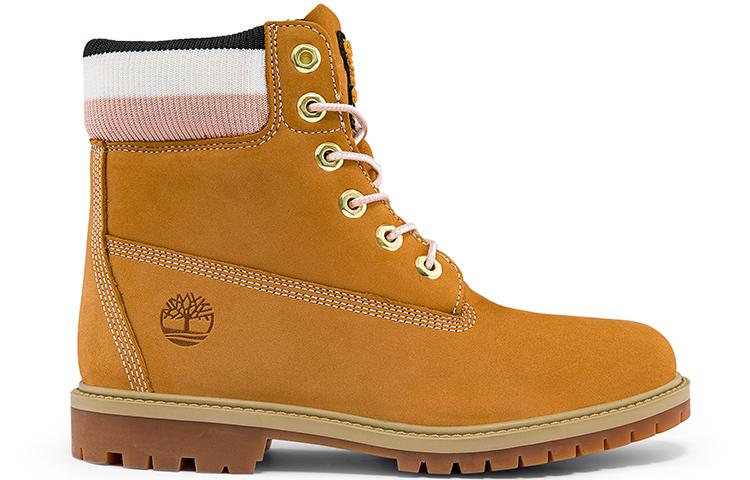 Timberland 6 Inch Heritage Premium Waterproof Boots 'Wheat Nubuck And Stripes' Women's купить в интернет-магазине Yoocart с быстрой доставкой по России.