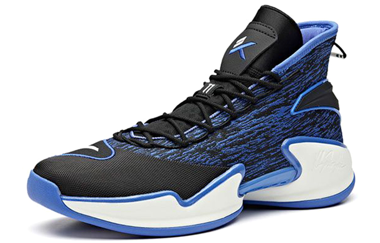 Anta Thompson KT Basketball Anti-Slip Wear-Resistant High-Top Basketball Shoes Men's Black Blue купить в интернет-магазине Yoocart с быстрой доставкой по России.