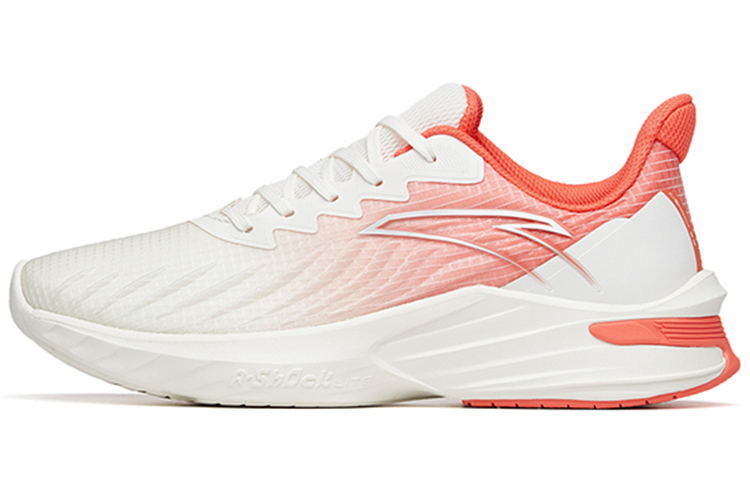 Anta DuCi1 Anti-Slip Wear-Resistant Low-Top Running Shoes Women's White Red