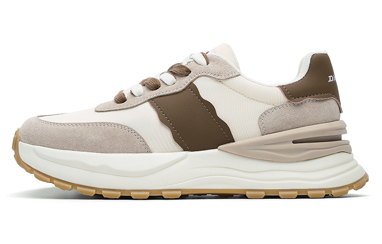 Dickies Low-Top Running Shoes Women's Beige Coffee