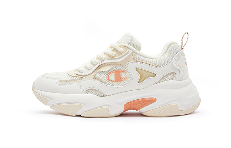 Champion Low Top Skateboard Shoes Women's Milk White