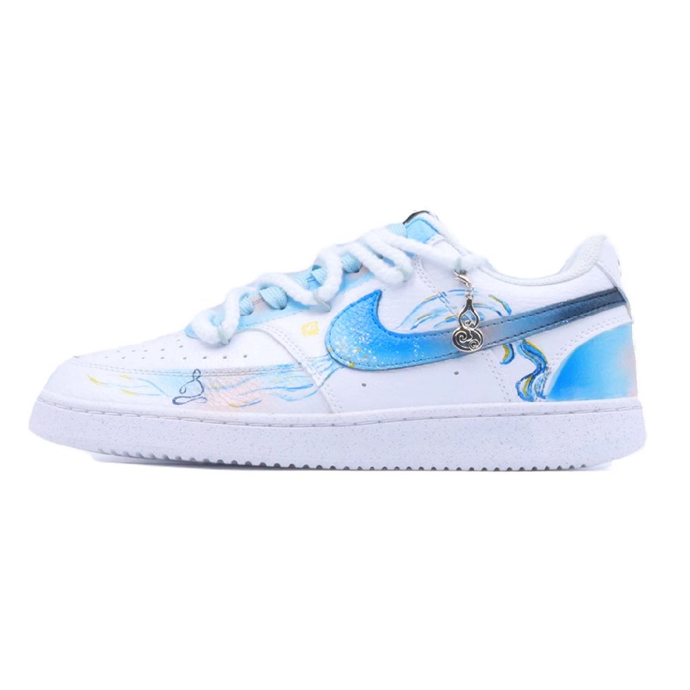 Nike Air Force 1 Low Top Skateboard Shoes Unisex Blue