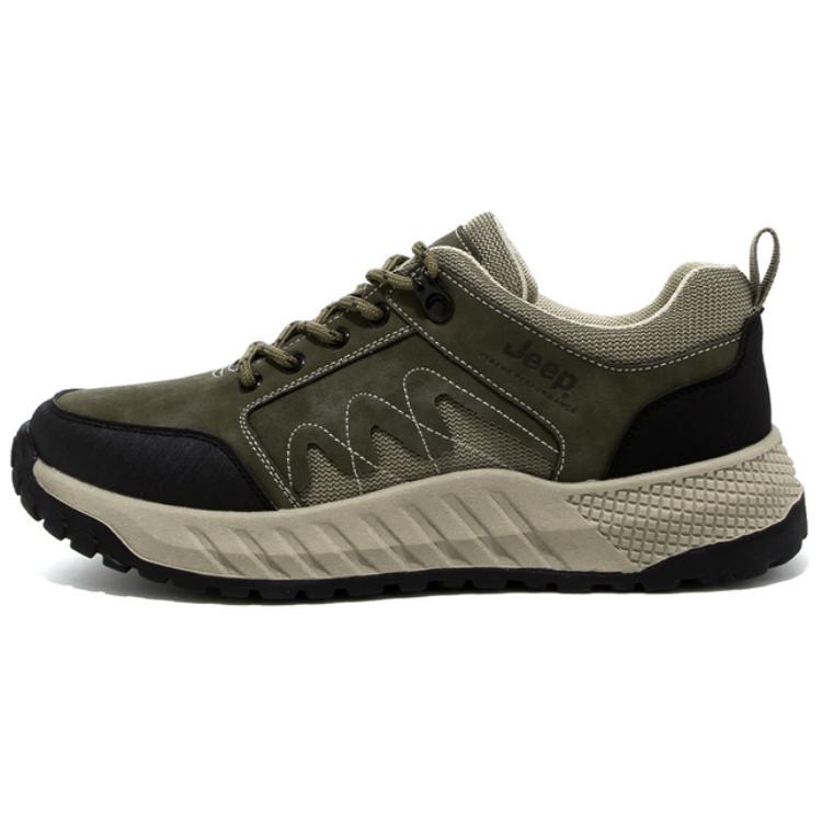 Jeep Slip-Resistant Low-Top Trekking Shoes Men's Khaki