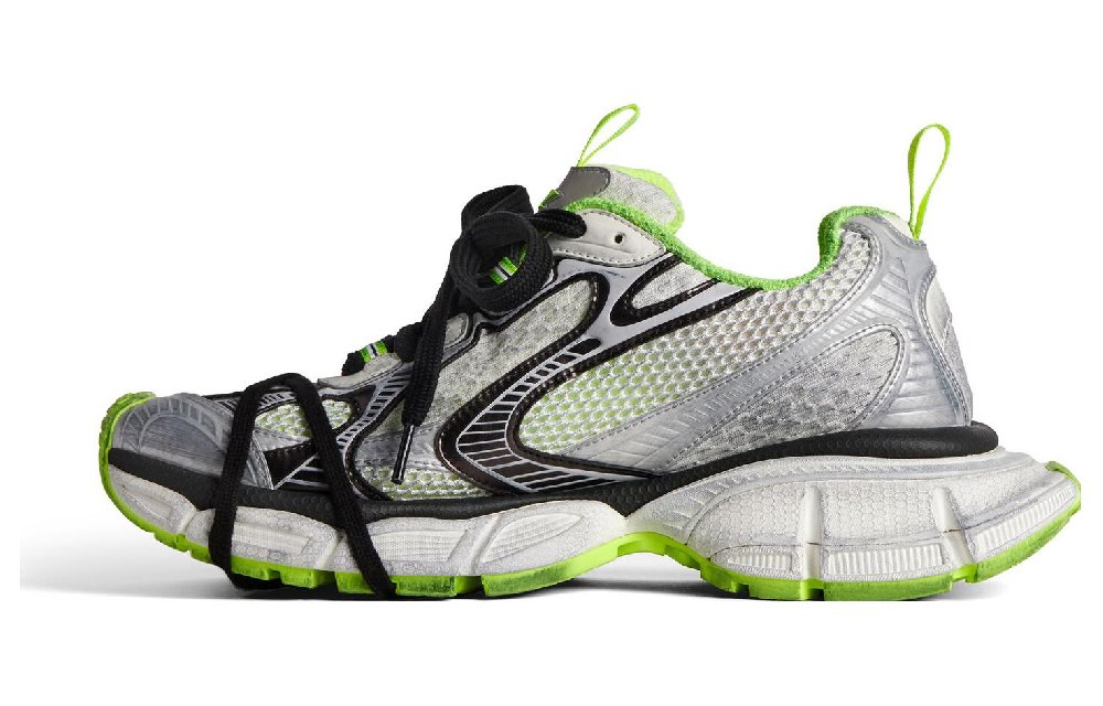 Balenciaga 3XL Silver Black Lime Women's